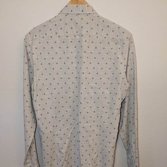 Men's RW & Co. Grey Pattern Button-Up - Picture 2 of 7